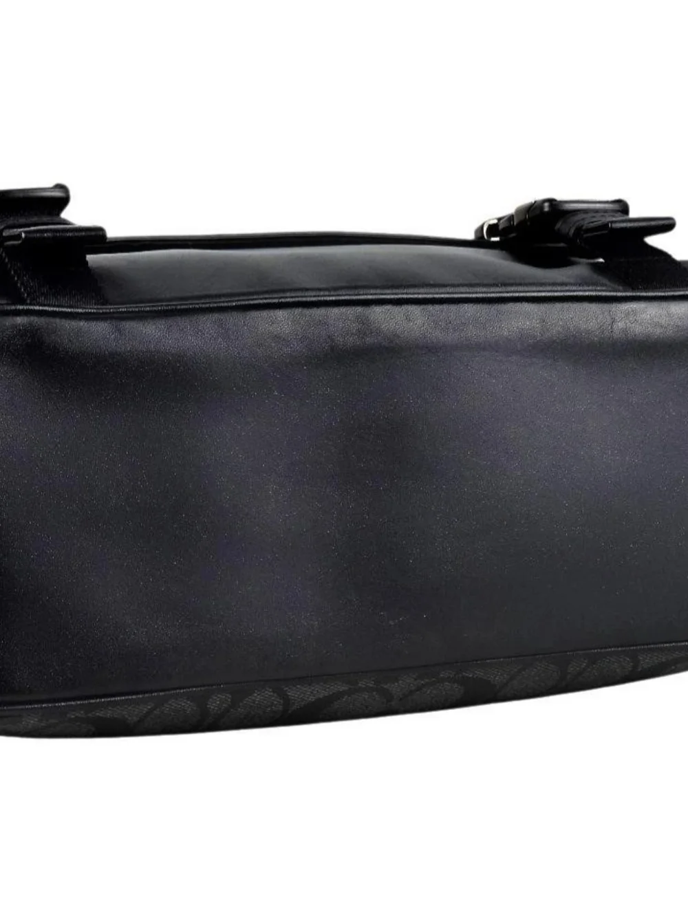 Large Coach Black Calfskin Leather Messenger Bag (C2793) EXC COND!